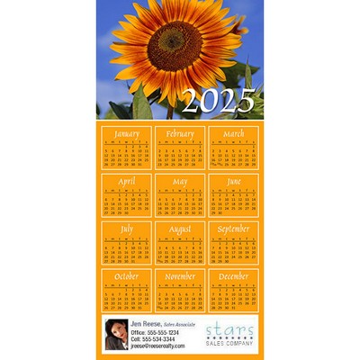 Full Color Z-Fold Calendar Greeting Cards w/Imprinted Envelopes (15"x7")