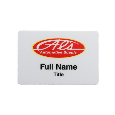 Full Color Name Badge w/Personalization (3"x5") Rectangle
