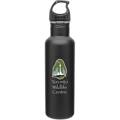 24 oz h2go Bolt (Matte Black)