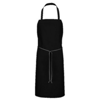 Red Kap™ Chef Designs Standard Bib Apron - Black Twill