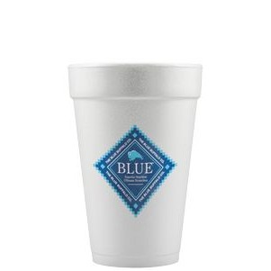 16 Oz. Foam Cup - White - Digital