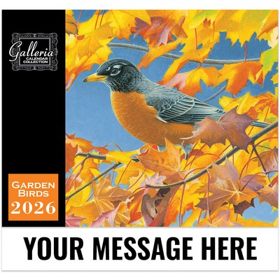 Galleria Wall Calendar 2026 Garden Birds