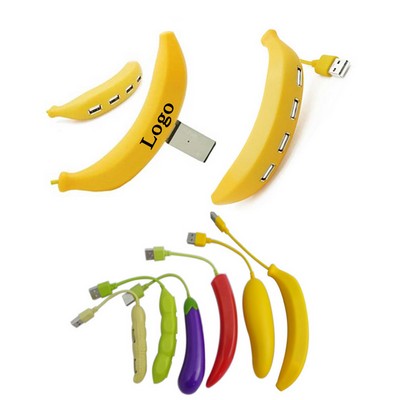Creative Fruit/Vegetable Shaped USB 2.0 Hub Splitter