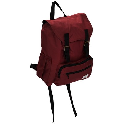 Everest Stylish Rucksack, Burgundy Red