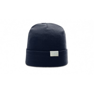 Recycled Knit Beanie w/Cuff