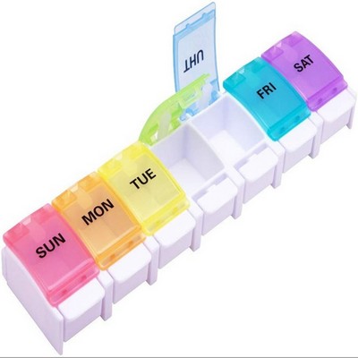 Weekly Pill Organizer Box Case