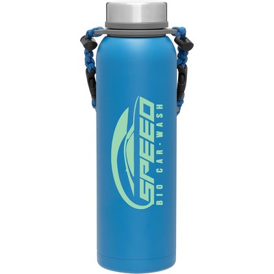 32 oz h2go Pine (Matte Steel Blue)