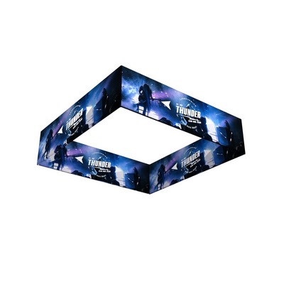 Square Premier Hanging Banner Double-Sided - 10'x3' - GRAPHIC ONLY
