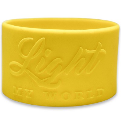 1.5 Inch Embossed Wristbands