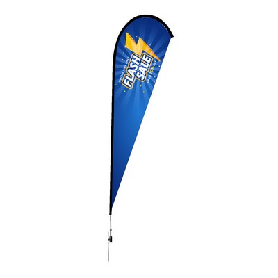 6ft Teardrop Feather Flag -2 Side Imprint - Fabric Only