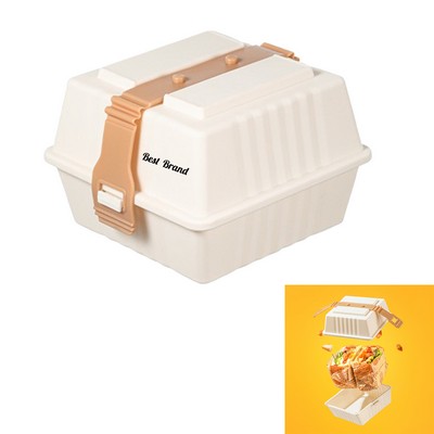 Plastic Hamburger Box