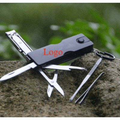 Portable Multifunctional 8-In-1 Keychain