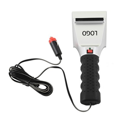 Auto Heated Ice Scraper W/ Flash Light