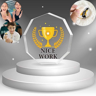 Crystal Trophy Award For Achievement And Recognition