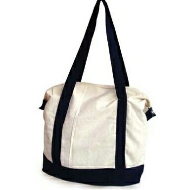 Large Zipper Tote Bag