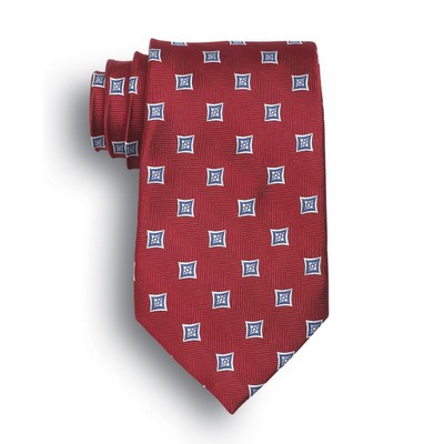 Red Vasari Polyester Tie