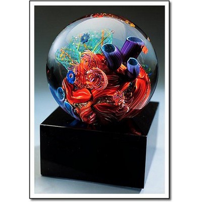 Caribbean Reef Award w/ Marble Base (3"x4.5")