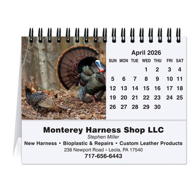American Wildlife Tent Desk Calendar (5 13/16"x4½")