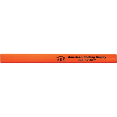 Neon Orange Carpenter Pencils