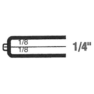 Rigid Clear Hinged Plastic Box (2"x1 1/8"x1/4")