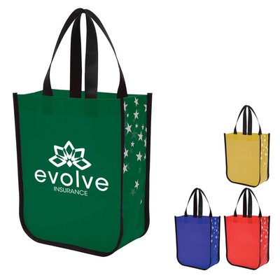 Star Struck Laminated Non-woven Tote Bag