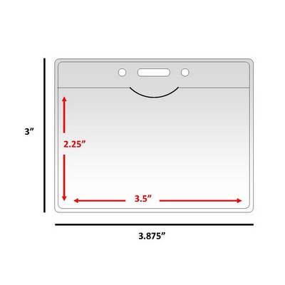 2x3 Horizontal Badge Holder