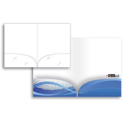 Sculptured Pockets® Presentation Folder w/Curved Edge Pockets