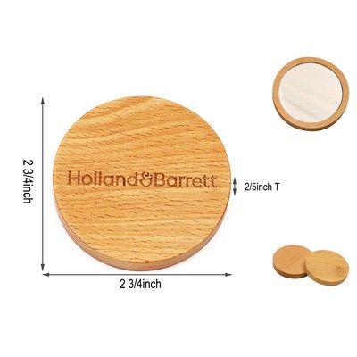Wooden Pocket Mirror