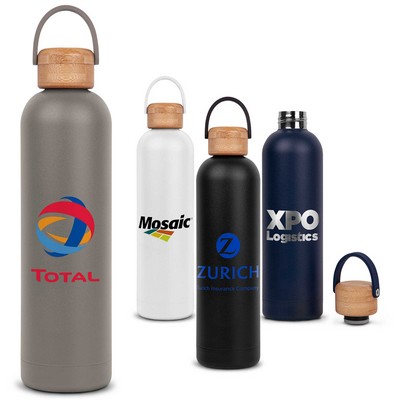 Allegra Bottle with Bamboo Lid 33oz. (Factory Direct - 10-12 Weeks Ocean)
