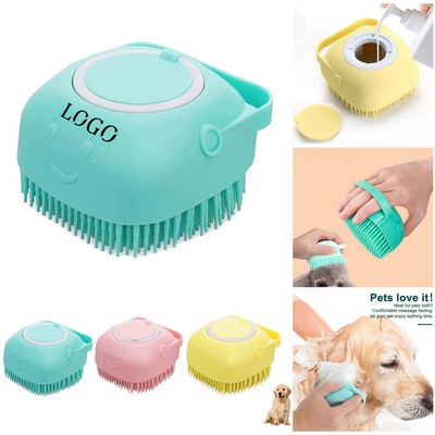 Soft Silicon Pet Grooming Bath Brush