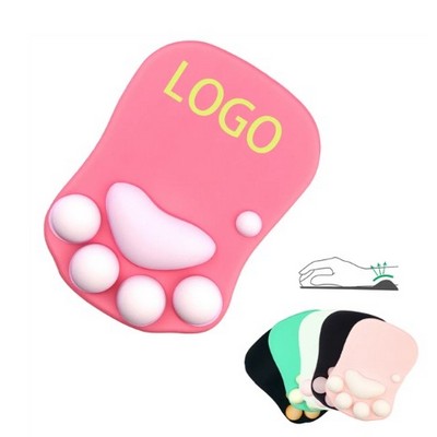 Silicone Cat's Paw Wrist Warmer Mouse Pad
