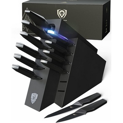 Dalstrong 12-Piece Complete Knife Set With Storage Block - High Carbon Steel - Shadow Black Series