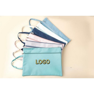 Double Layer A4 Document Folder File Bag