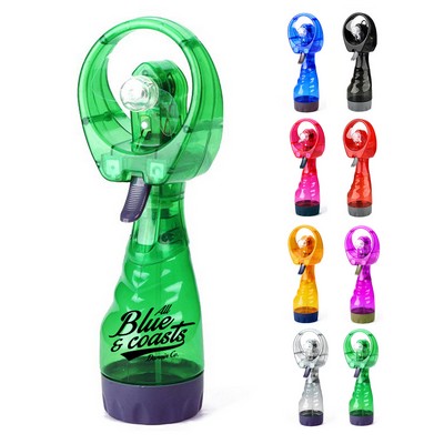 Battery Powered Water Misting Fan