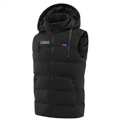 Hooded Electric Heated Vest