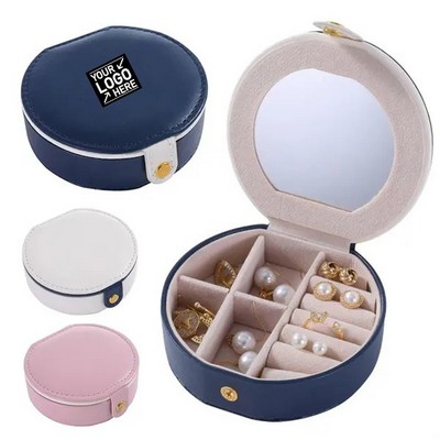 PU Leather Jewelry Storage Box