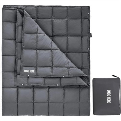 78x54 inches Packable Lightweight Travel Warm Camping Blanket