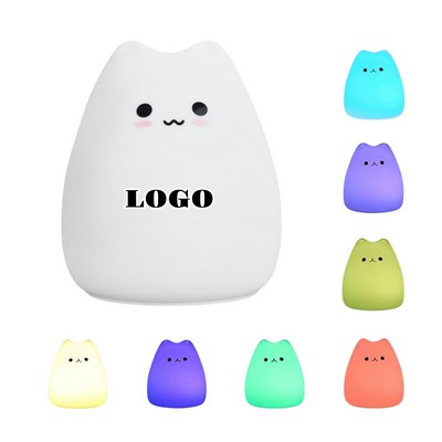 Silicone Cat LED Night Light