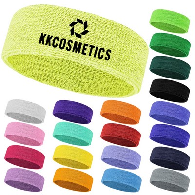 Custom Soft Colorful Sport Headbands