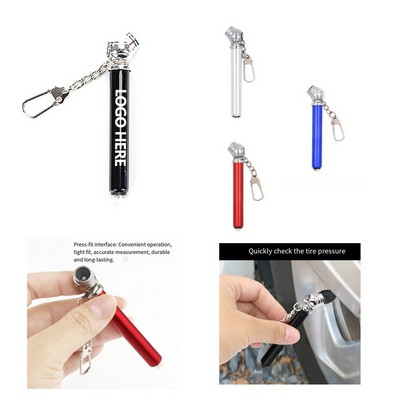 Mini Tire Gauge With Keychain