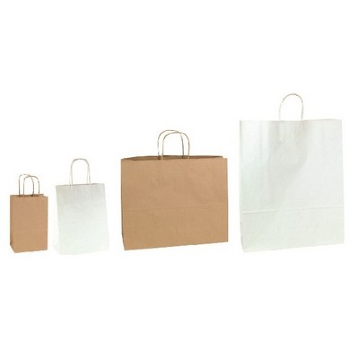 Recycled Kraft Shoppers Bag (8" x4¾" x10½")