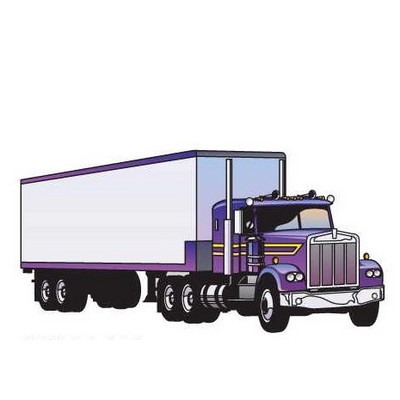 Diesel Truck Executive Magnet w/ Full Magnetic Back (4 Square Inch)