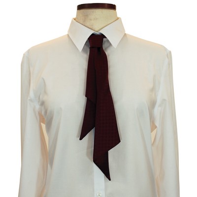 Maroon Beckett Tone-on-Tone Ladies Ascot