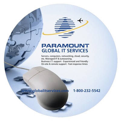 6-1/2" Washoe Circle Recycled RPET Full Color Import Air Ship Microfiber Cloth & Screen
