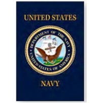 Navy Garden Flag (18"x12")