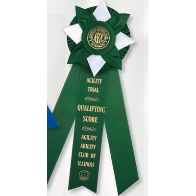 Custom Rosette - overall length 13"