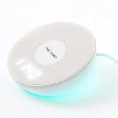 Multi Functional Wireless Charger w/Night Light