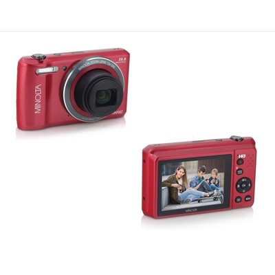 Minolta® Red 20Mp HD Digital Camera w/12x Zoom