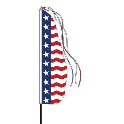 13' Feather Dancer Stars & Stripes Flag Kit