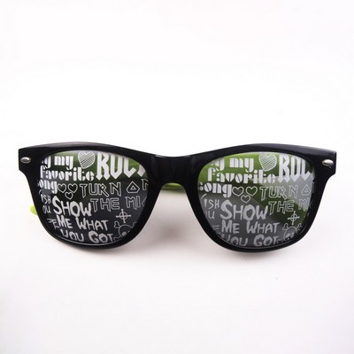 Logo Lenses Sunglasses